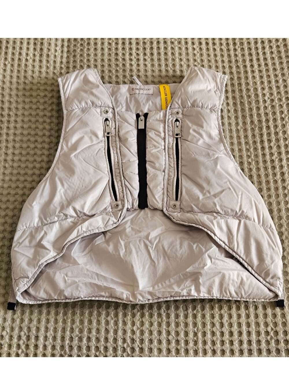 Moncler Genius 6 x 1017 ALYX 9SM Pettorina Down Chest Rig Tactical Vest Gray